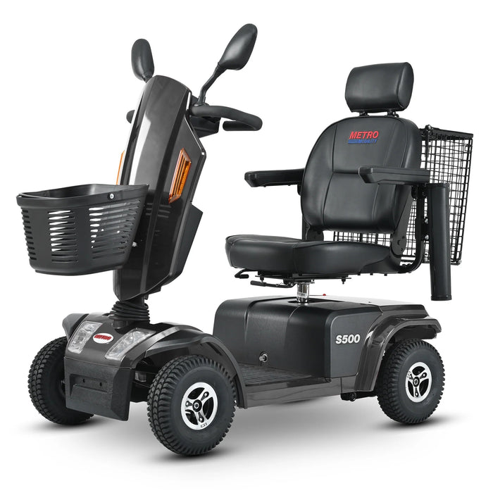 Metro Mobility - S500 Large 4 Wheel Heavy Duty Travel Electric Scooter