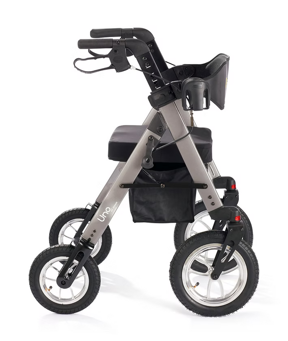Comodita - Uno All Terrain Rollator Walker with Orthopedic Seat and Ergonomic Backrest