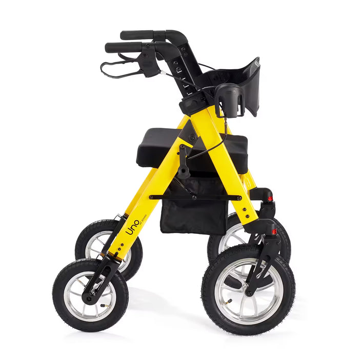 Comodita - Uno All Terrain Rollator Walker with Orthopedic Seat and Ergonomic Backrest