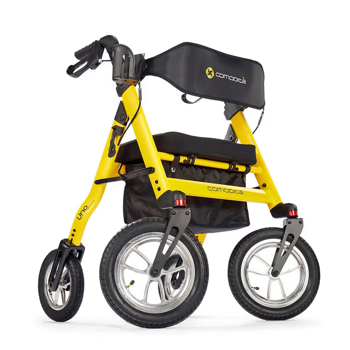Comodita - Uno All Terrain Rollator Walker with Orthopedic Seat and Ergonomic Backrest