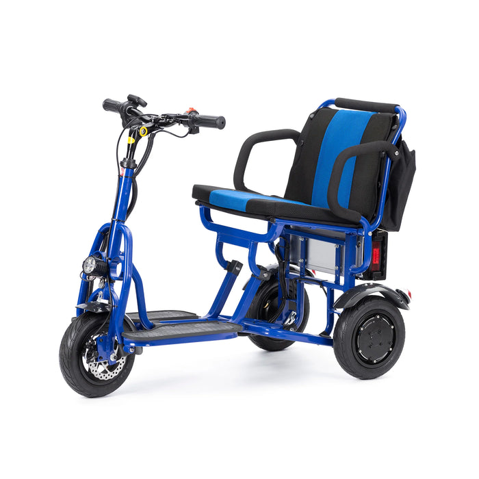 Culver Mobility - COUGAR Folding Electric Mobility Scooter 3 Wheel Lightweight Portable Power Travel Scooters