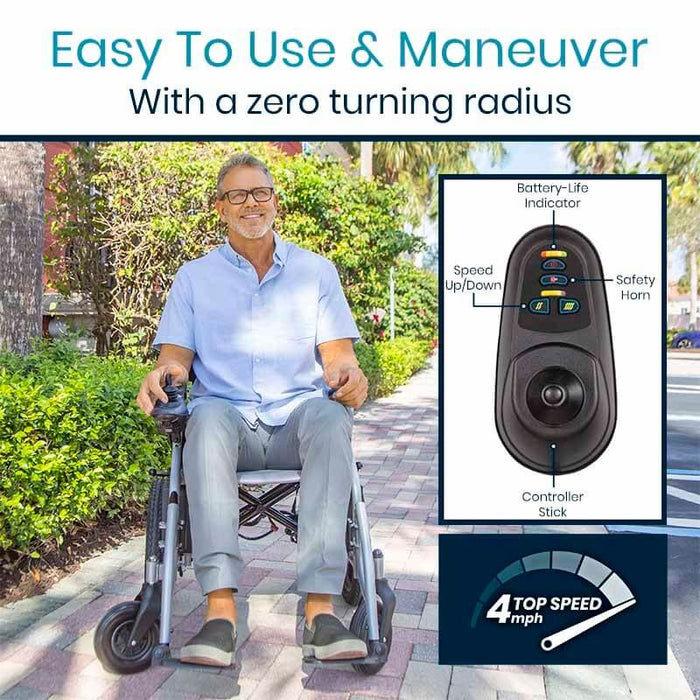 Vive Health - Compact Power Wheelchair