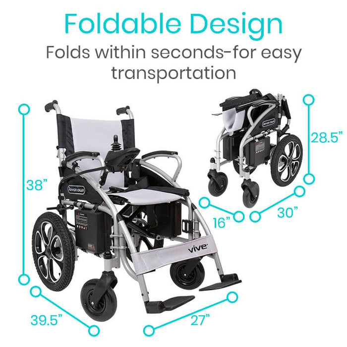 Vive Health - Compact Power Wheelchair