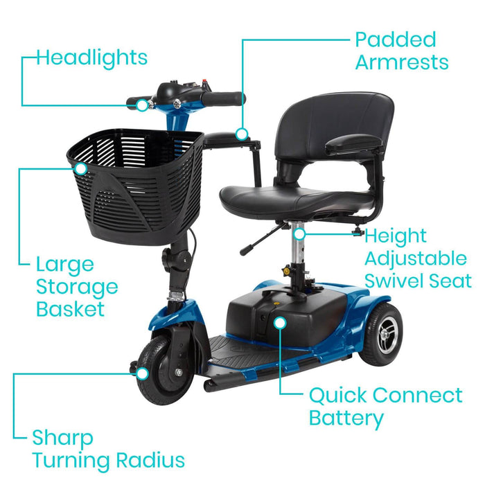 Vive Health - 3 Wheel Mobility Scooter