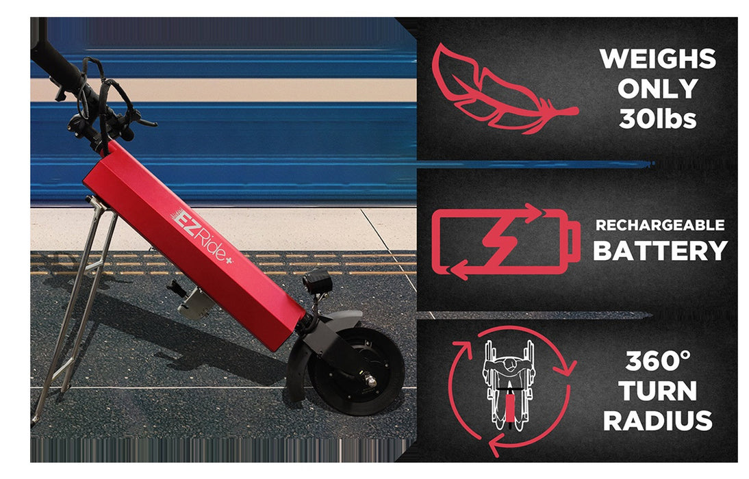 Shield Innovations - EZRide+ Lightweight Electric Mobility Power Assist Attachment