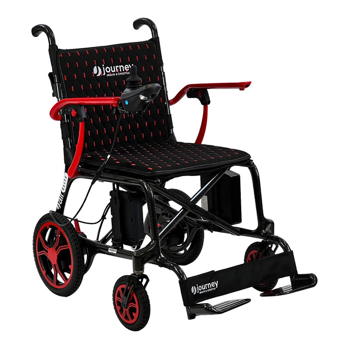 Journey Health & Lifestyle - Air Elite Lightweight, CARBON FIBER, Folding Power Chair