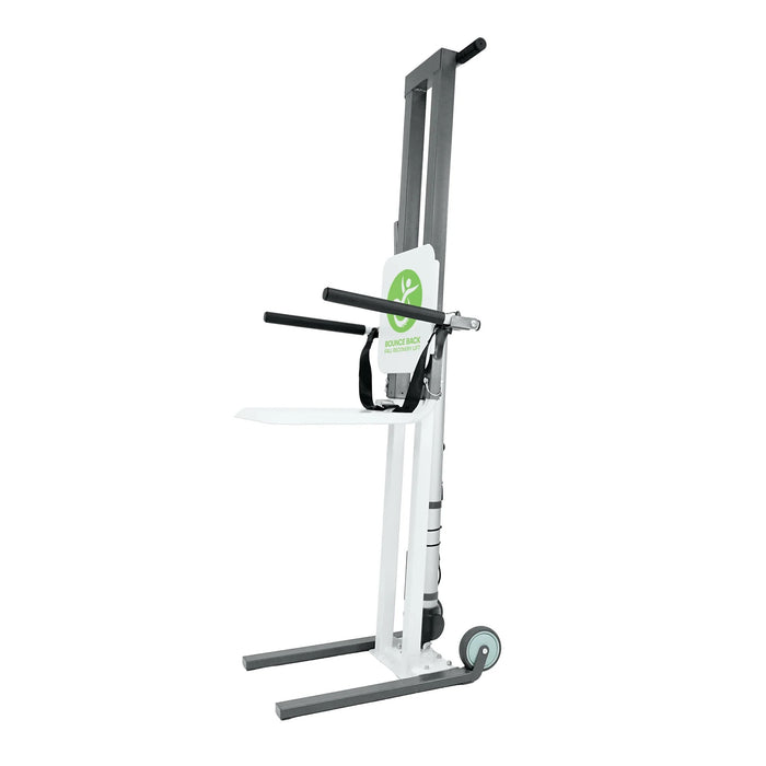 Mobile PatientLift - Bounce Back Fall Recovery Lift – Portable, Battery-Powered Patient Lift with Magnetic Remote, High Weight Capacity, and Sloped Seat for Safe Fall Recovery