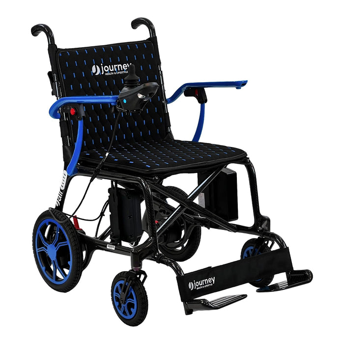 Journey Health & Lifestyle - Air Elite Lightweight, CARBON FIBER, Folding Power Chair