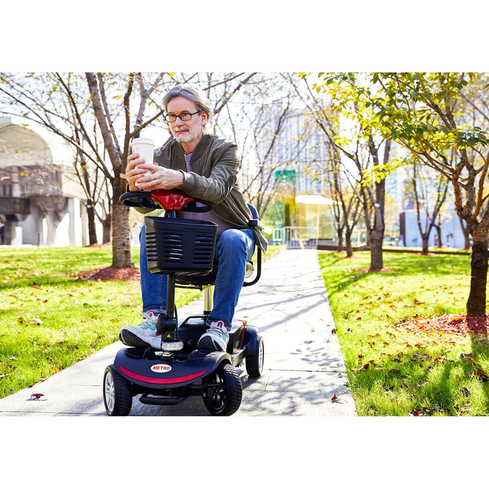 Metro Mobility - M1 Scooter 4 Wheel Electric, 24V 12Ah 300W, 4.97 MPH, 10 Mile Range