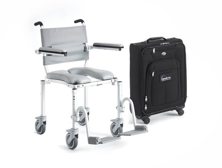 Nuprodx - MC4000TX Travel Folding Shower Commode Chair