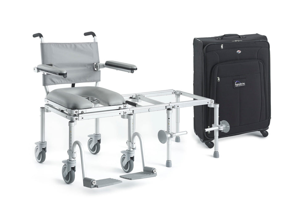 Nuprodx - MC6000TX Travel Commode Chair And Tub Access Slider