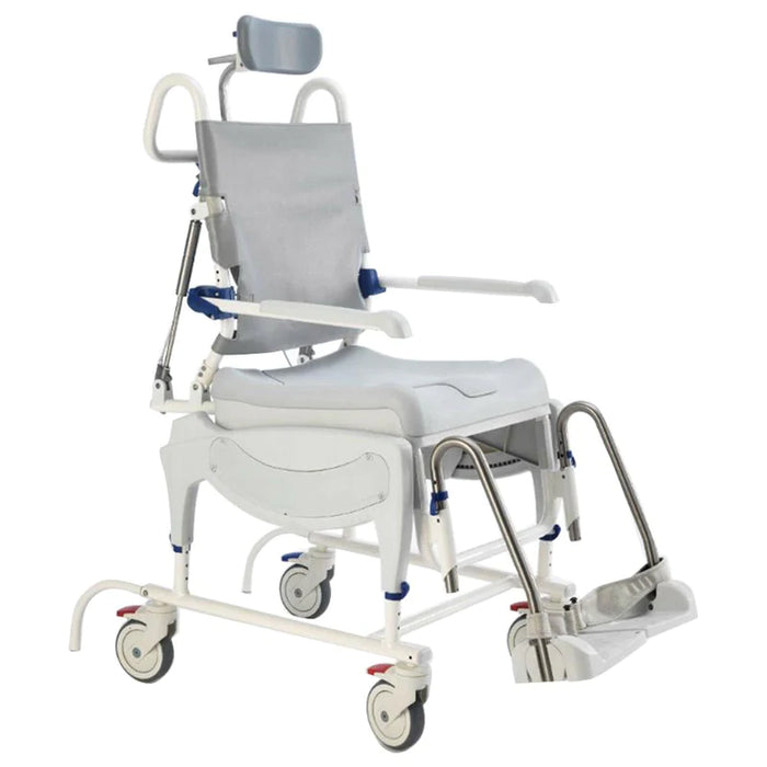 Invacare Aquatec Ocean Ergo Dual VIP Premium Mobile Shower and Commode Chair - OCEANERGODUALVIP