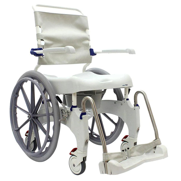 Invacare Aquatic Ocean Ergo Premium Mobile Shower and Commode Chair with Self Propel - OCEANERGOSP