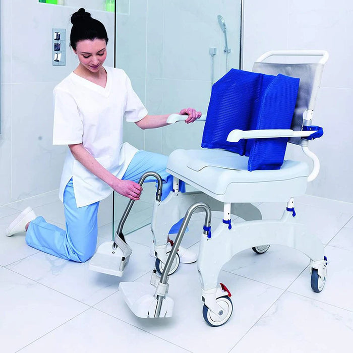 Invacare Aquatic Ocean Ergo Premium Mobile Shower and Commode Chair - OCEANERGO