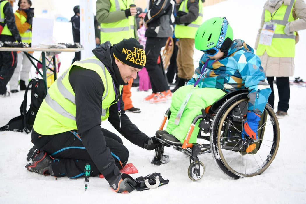 Living Spinal - Wheel Blades S- Wheelchair skis for snow and sand (pair)