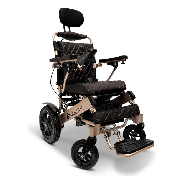 ComfyGo - Majestic IQ-9000 Long Range Folding Electric Wheelchair With Optional Auto-Recline