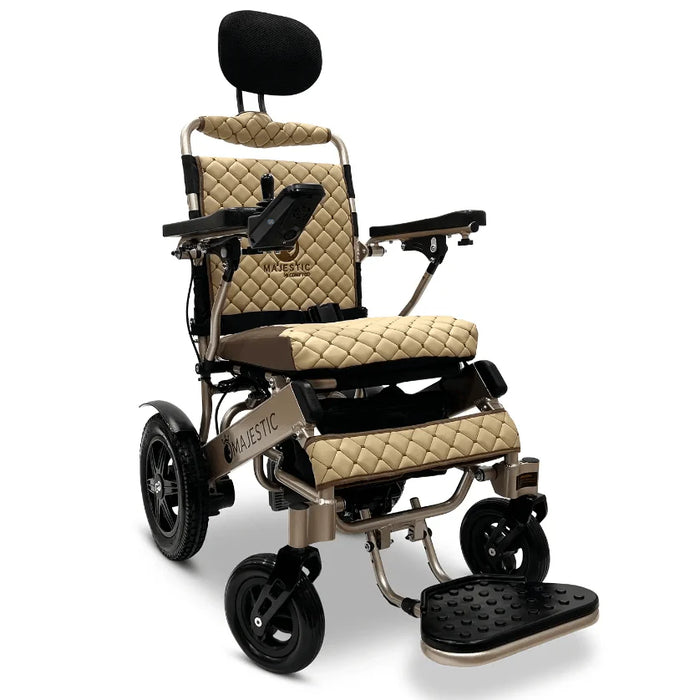 ComfyGo - Majestic IQ-9000 Long Range Folding Electric Wheelchair With Optional Auto-Recline