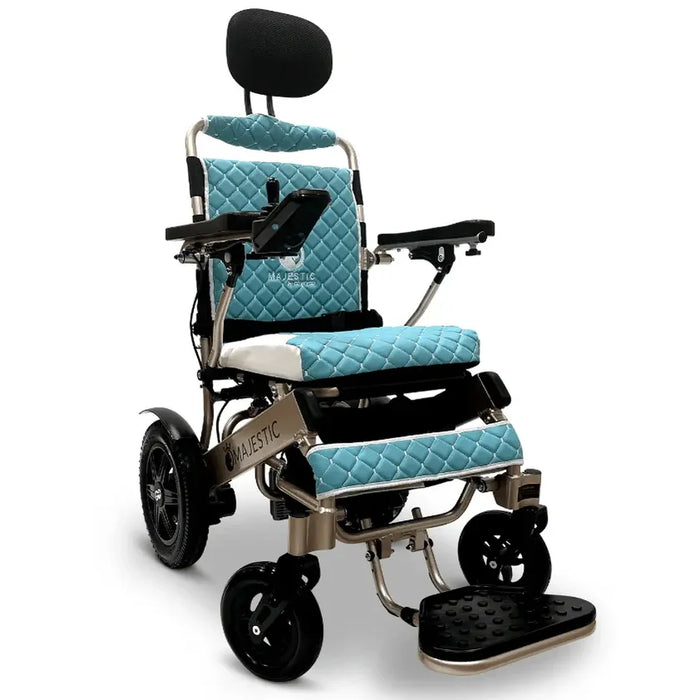 ComfyGo - Majestic IQ-9000 PLUS (20"Seat Width) Long Range Folding Electric Wheelchair With Optional Auto-Recline