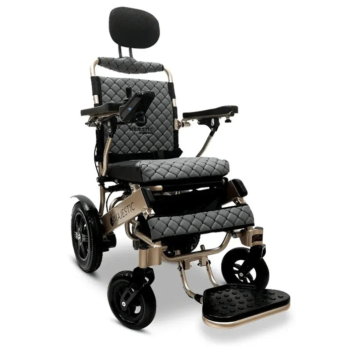 ComfyGo - Majestic IQ-9000 PLUS (20"Seat Width) Long Range Folding Electric Wheelchair With Optional Auto-Recline