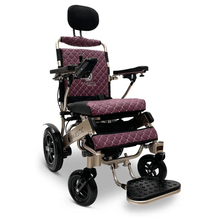 ComfyGo - Majestic IQ-9000 Long Range Folding Electric Wheelchair With Optional Auto-Recline