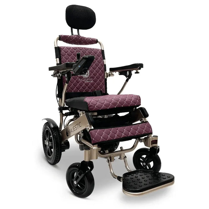 ComfyGo - Majestic IQ-9000 PLUS (20"Seat Width) Long Range Folding Electric Wheelchair With Optional Auto-Recline
