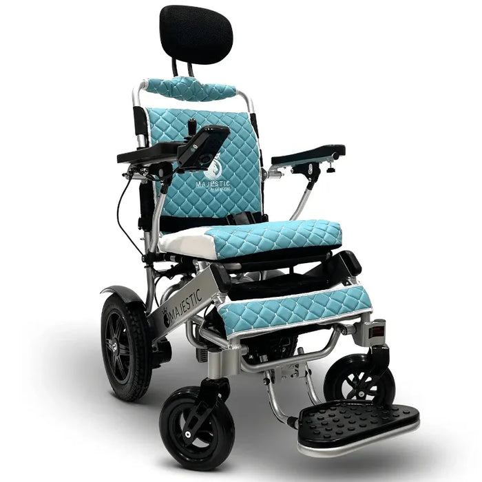 ComfyGo - Majestic IQ-9000 PLUS (20"Seat Width) Long Range Folding Electric Wheelchair With Optional Auto-Recline
