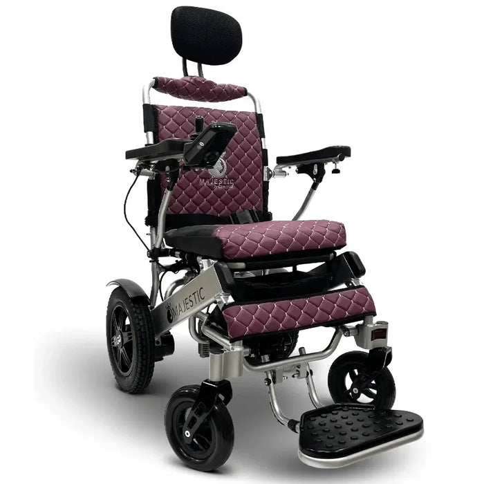ComfyGo - Majestic IQ-9000 PLUS (20"Seat Width) Long Range Folding Electric Wheelchair With Optional Auto-Recline