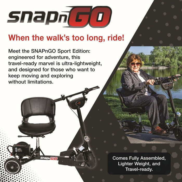 SNAPnGO - Mobility Scooter Sport Edition