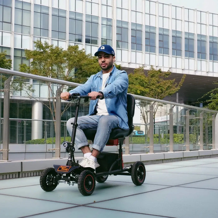 SuperHandy - Explorer 4 Wheel Foldable Mobility Scooter