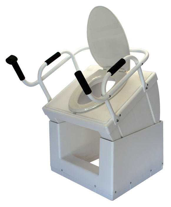 Throne Buttler - Powered Lift Toilet Chair Standard Toilet Seat