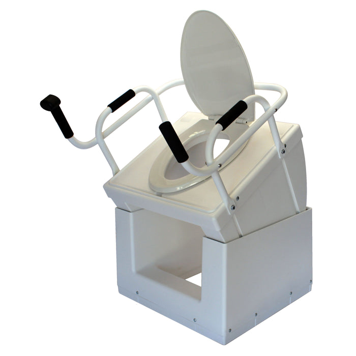 Throne Buttler - Powered Lift Toilet Chair Standard Toilet Seat