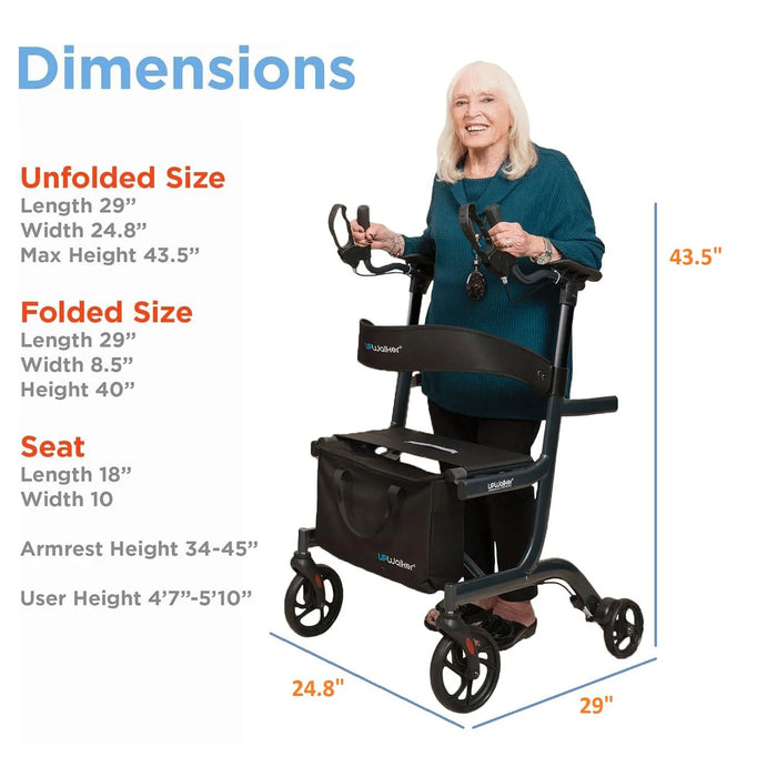 Journey Health & Lifestyle - UpWalker Lite Upright Rolling Walker