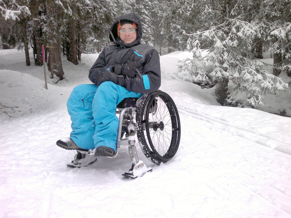 Living Spinal - Wheel Blades S- Wheelchair skis for snow and sand (pair)