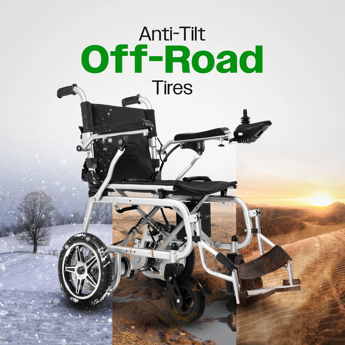Culver Mobility - ARTEMIS PRO -Lightweight Foldable Electric Wheelchair 500W-12 miles