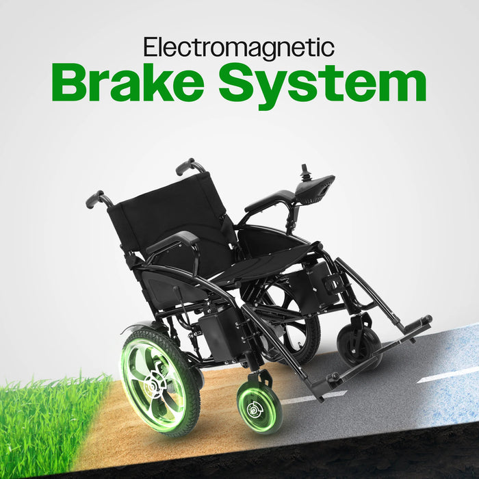Culver Mobility - ARTEMIS Folding Lightweight Electric Wheelchairs 265lbs -500W- 13Miles