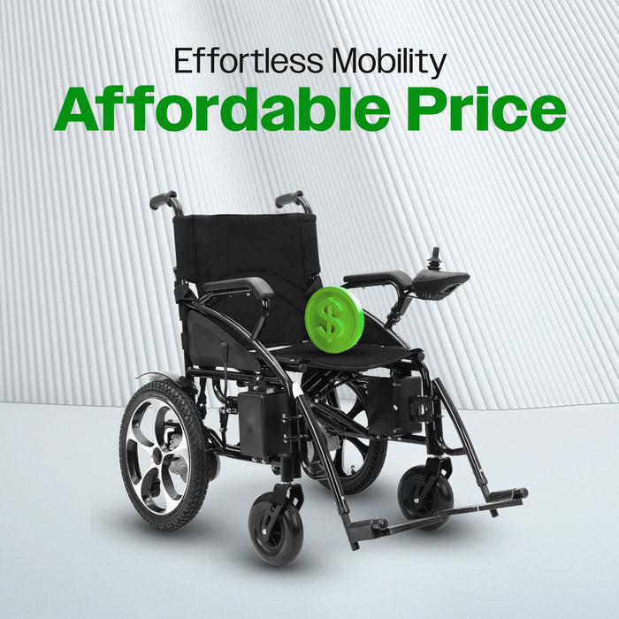 Culver Mobility - ARTEMIS Folding Lightweight Electric Wheelchairs 265lbs -500W- 13Miles