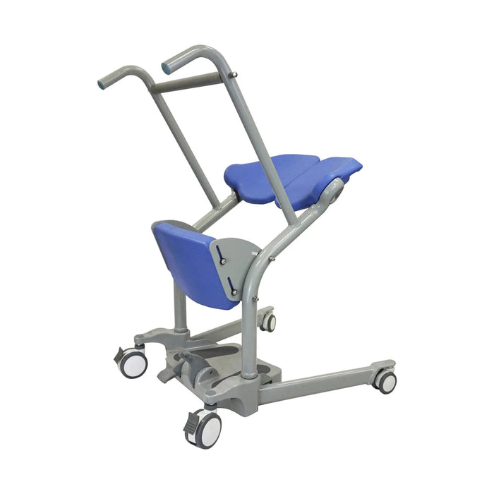 Mobile PatientLift - Ascend & Go Sit-to-Stand Lift – Ergonomic Patient Transfer Device with Pivoting Seat, Dual-Locking Wheels, and Supportive Handle for Safe and Comfortable Transfers