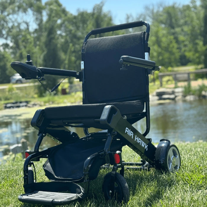 Discover Your Mobility - Air Hawk Foldable Electric Power Wheelchair