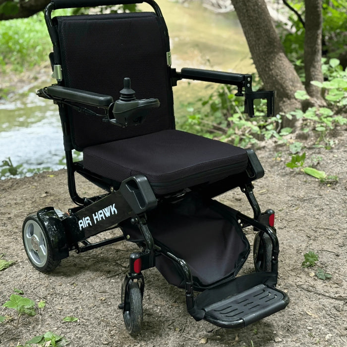 Discover Your Mobility - Air Hawk Foldable Electric Power Wheelchair