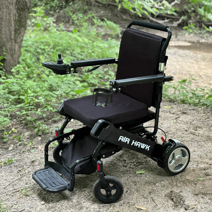 Discover Your Mobility - Air Hawk Foldable Electric Power Wheelchair