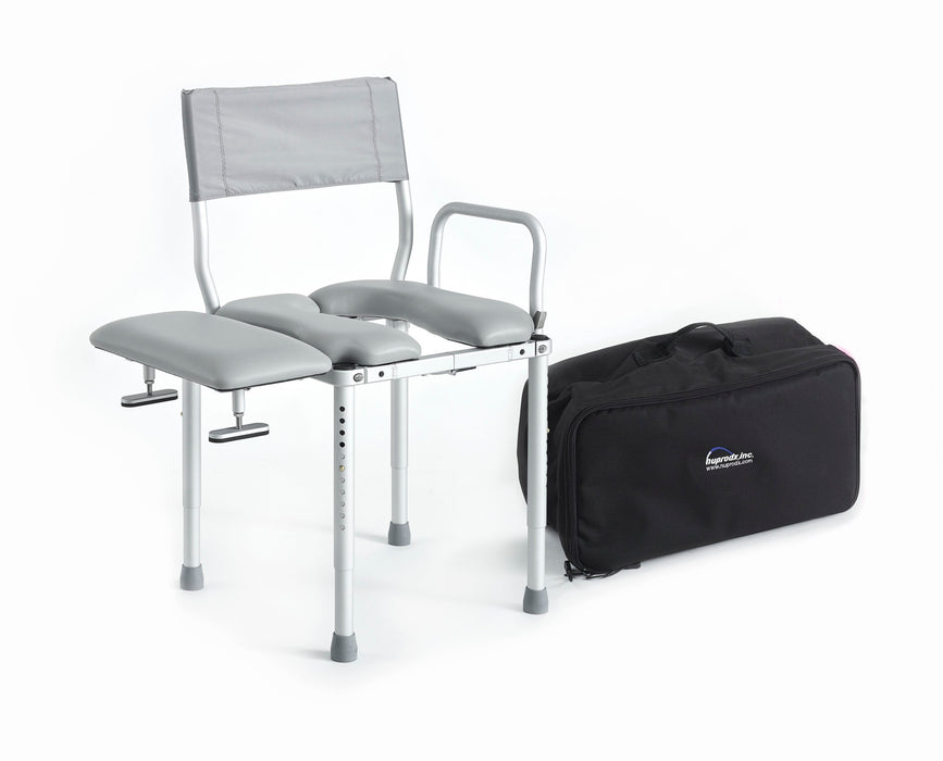 Nuprodx - MC3000TX Travel Folding Shower Commode Chair