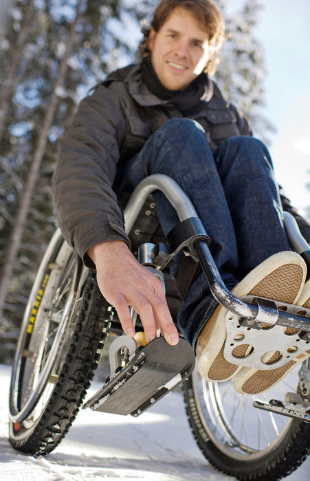 Living Spinal - Wheel Blades S- Wheelchair skis for snow and sand (pair)